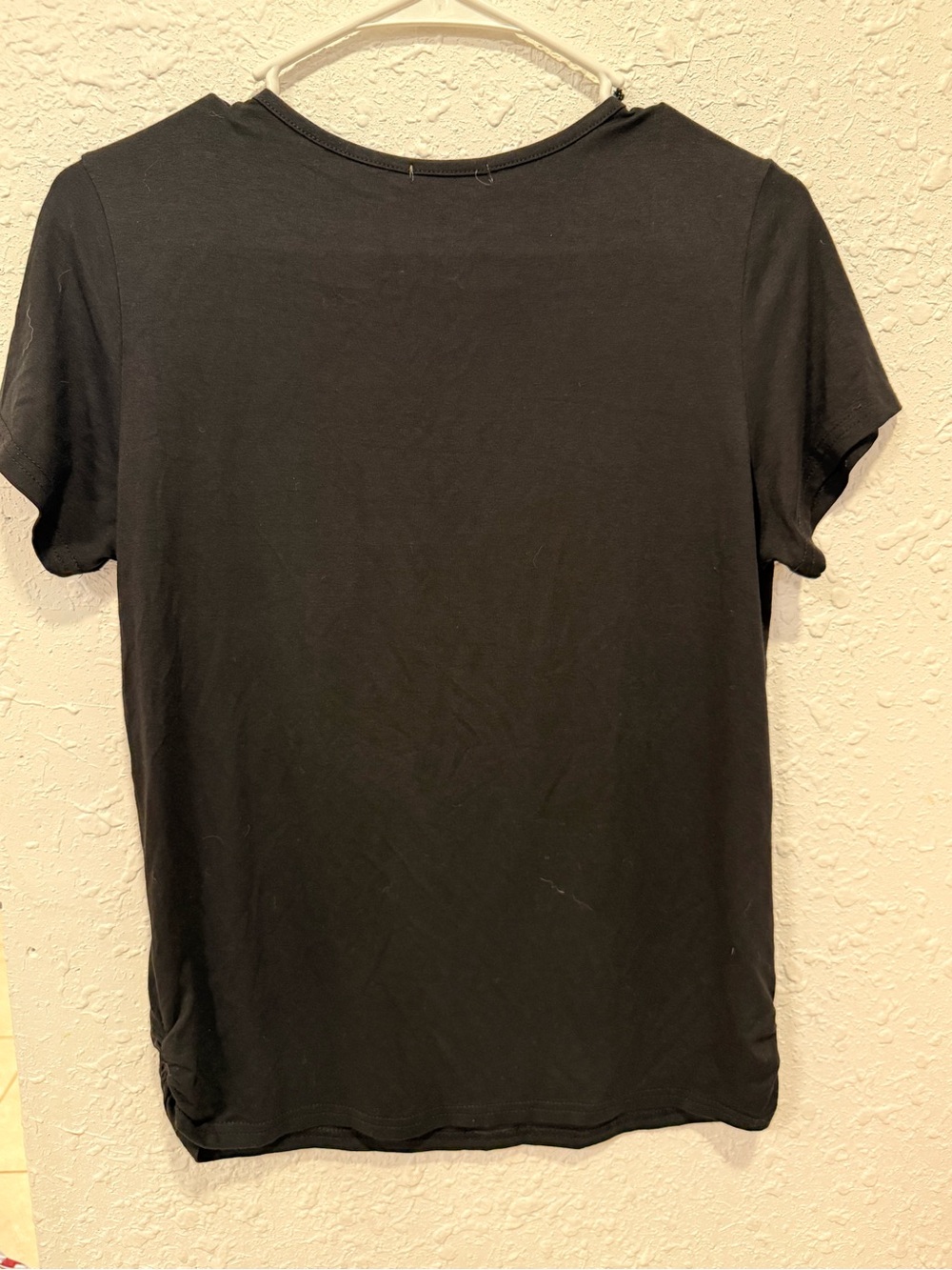 Paris Eiffel Embellished Black Women’s Top - Picture 4 of 4